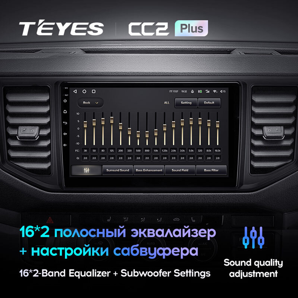 Teyes CC2 Plus 10,2"для Volkswagen Crafter 2017-2021