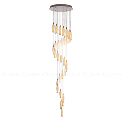 Люстра Cloyd ARGANA C31 / выс. 270 см - керамика - E14 - белый (арт.11239)