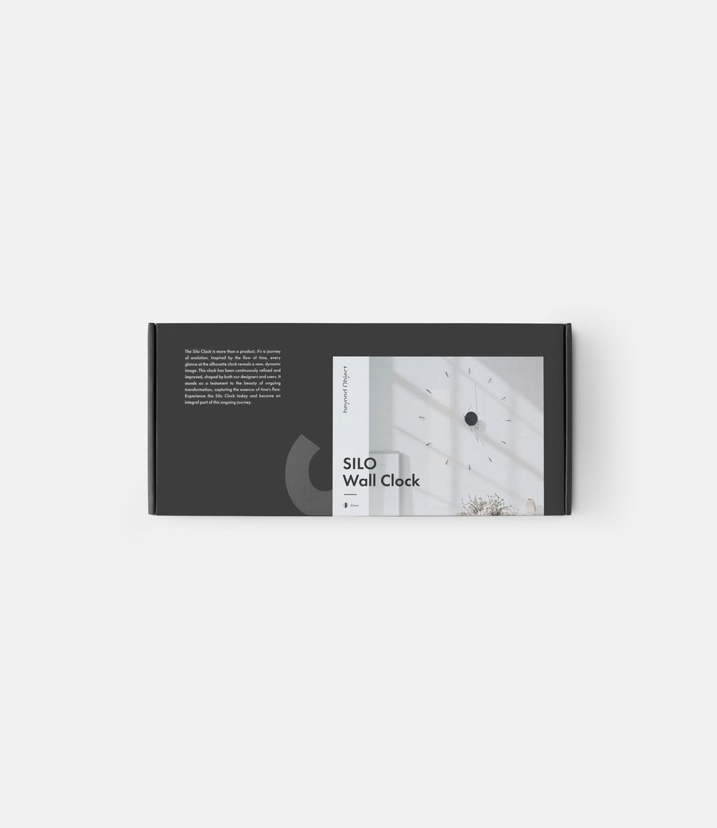 Beyond Object Silo Silver — настенные часы