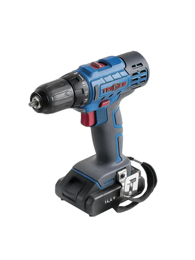 Дрель шуруповерт аккум 10мм 14,4В Li-ion 2х1,5Ач 20102