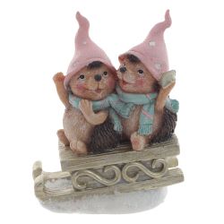 GAEM Фигурка декоративная "Ежики", L9,5 W6,5 H12,5 см