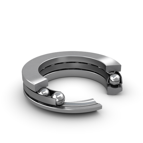 Одинарный упорный шарикоподшипник со сферическим свободным кольцом 53309