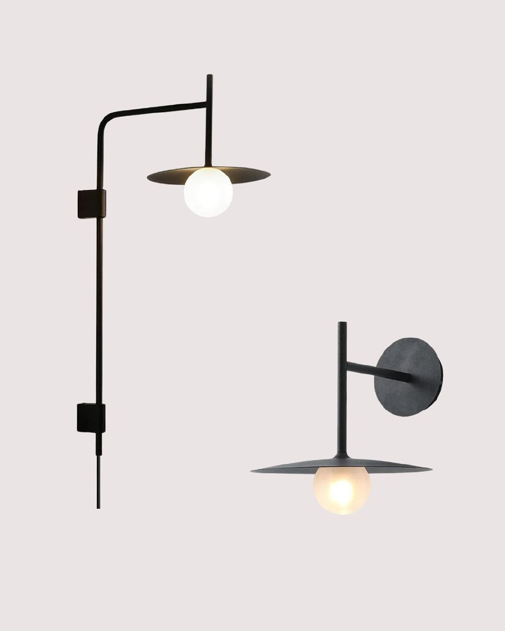 Современный настенный светильник в минималистичном стиле.