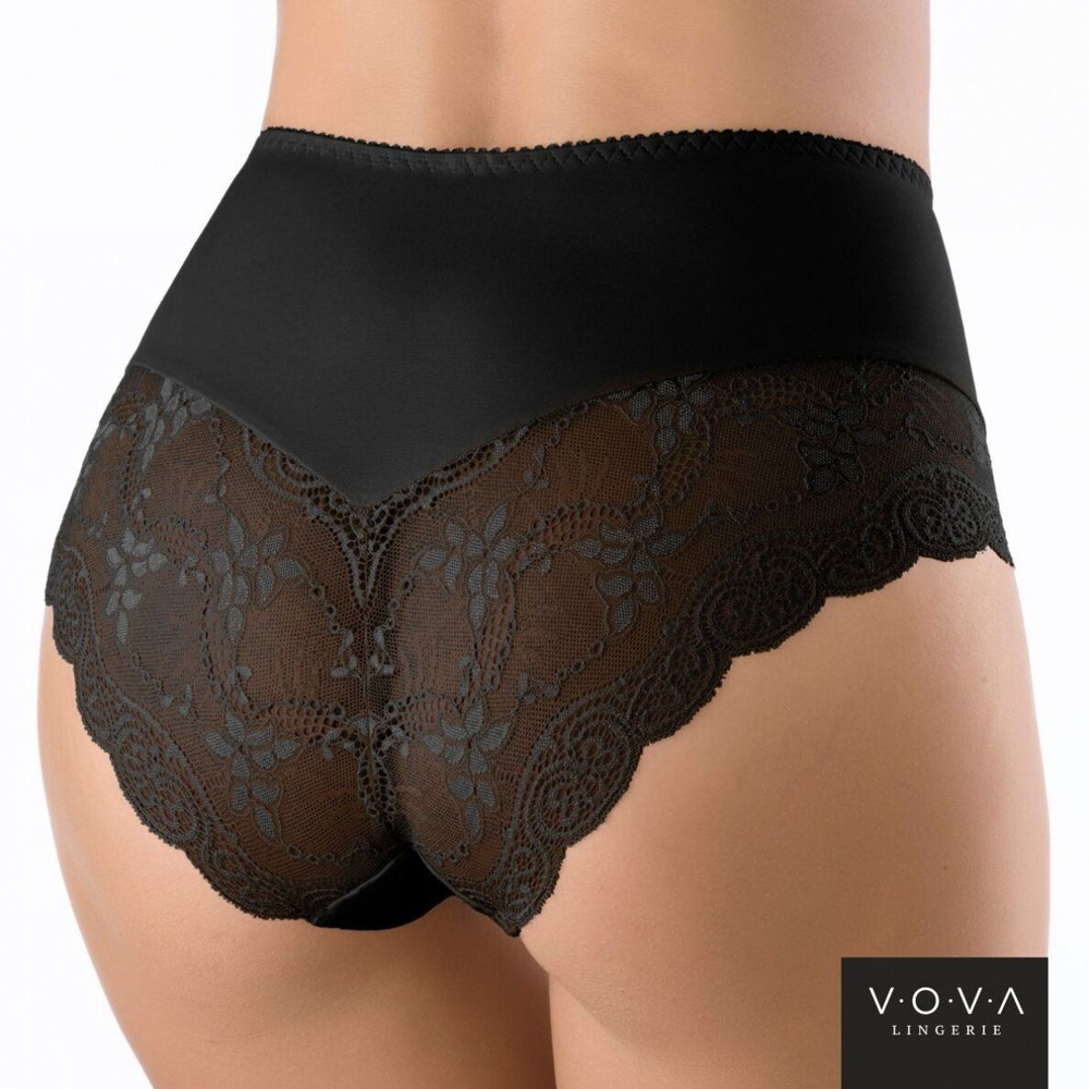 Высокие трусики-слипы Snejanna с кружевом (Размер: 46) (Цвет: молочный)