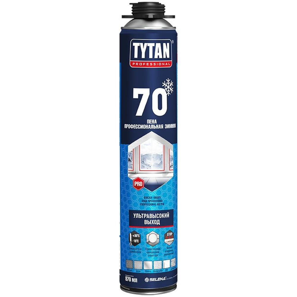 Пена Титан 70 зима 870мл монтажная проф