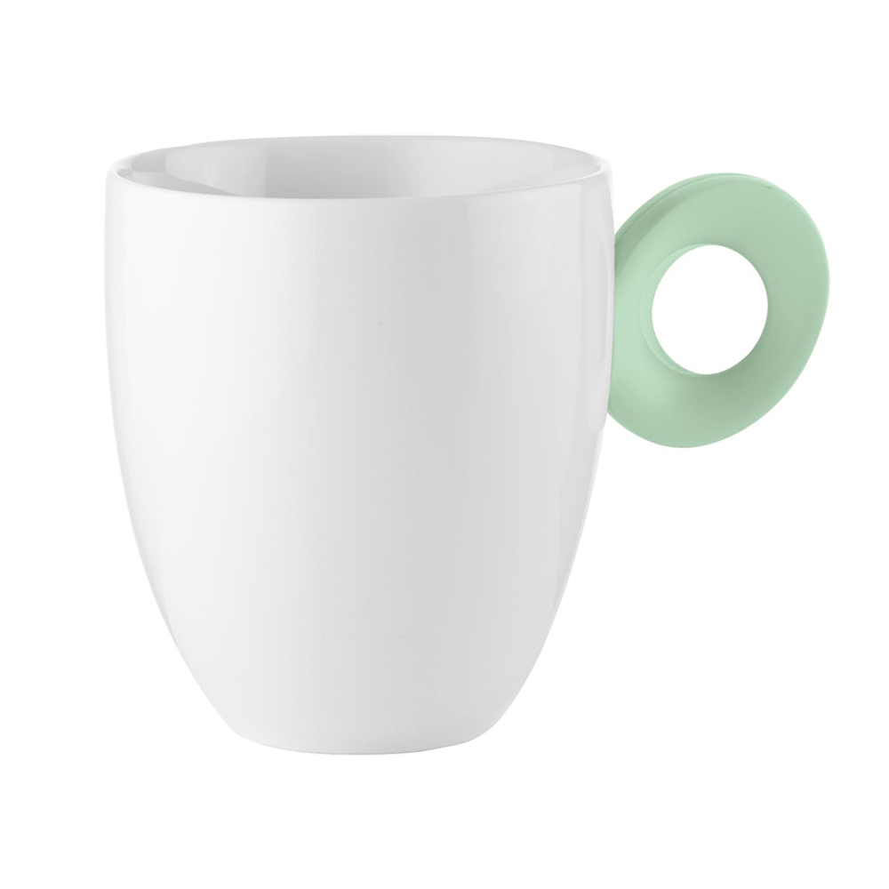 Кружка everyday, 250 мл, белая/зеленая