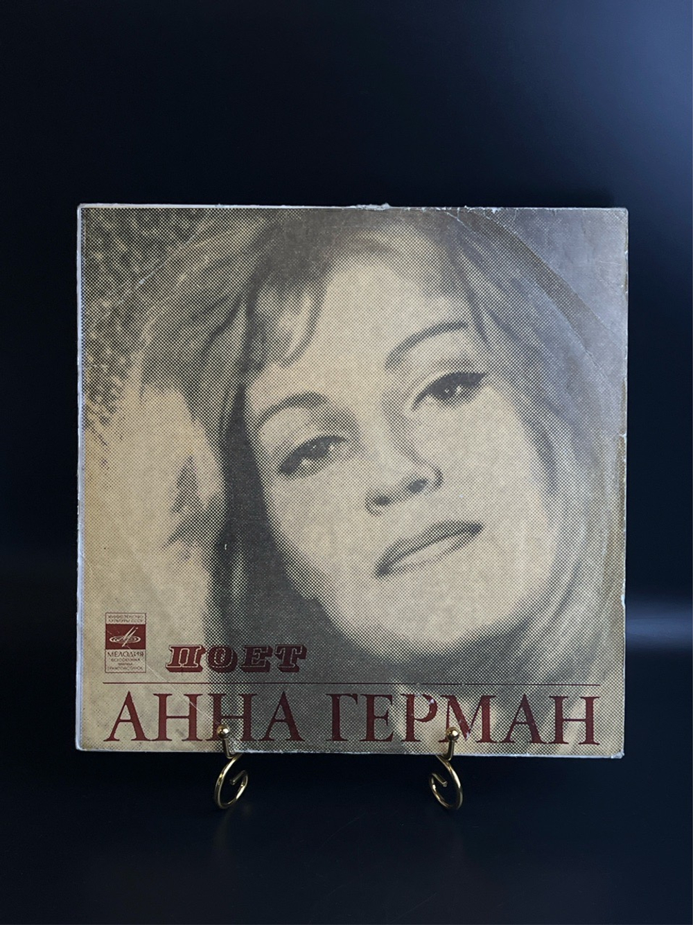 LP Анна Герман - На тот берег. Виниловая пластинка 12 дюймов. Мелодия СССР 1970 год.