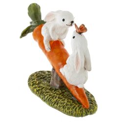 GAEM Фигурка декоративная "Зайцы", L8 W3 H5,5 см