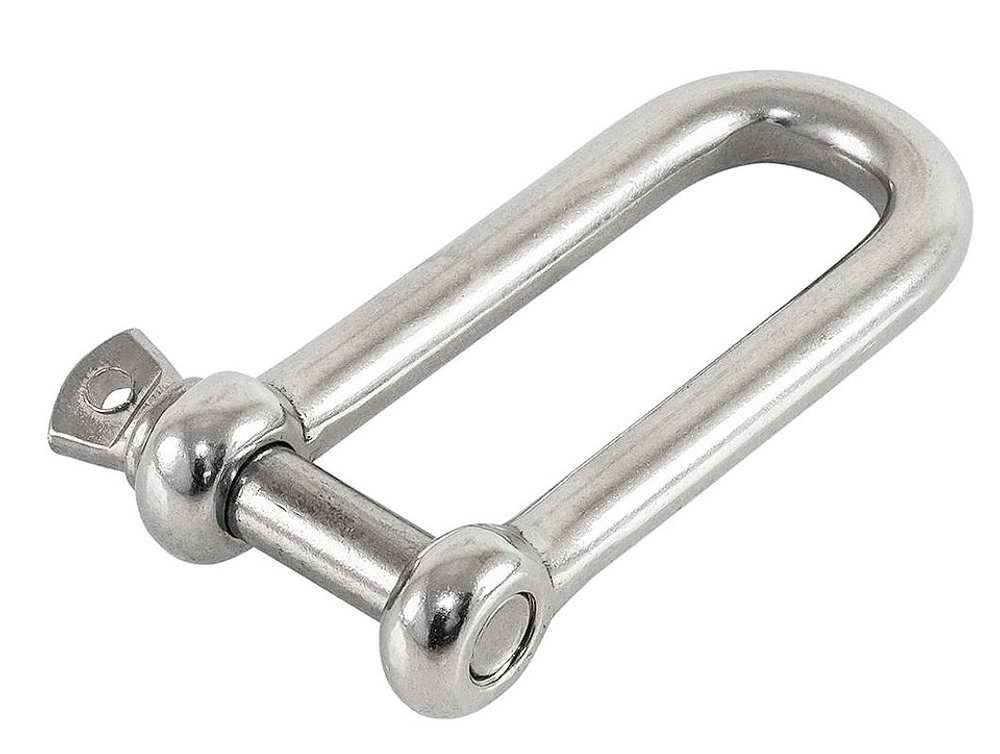 Такелажная скоба U-образная, длинная 8 мм. (10014256).