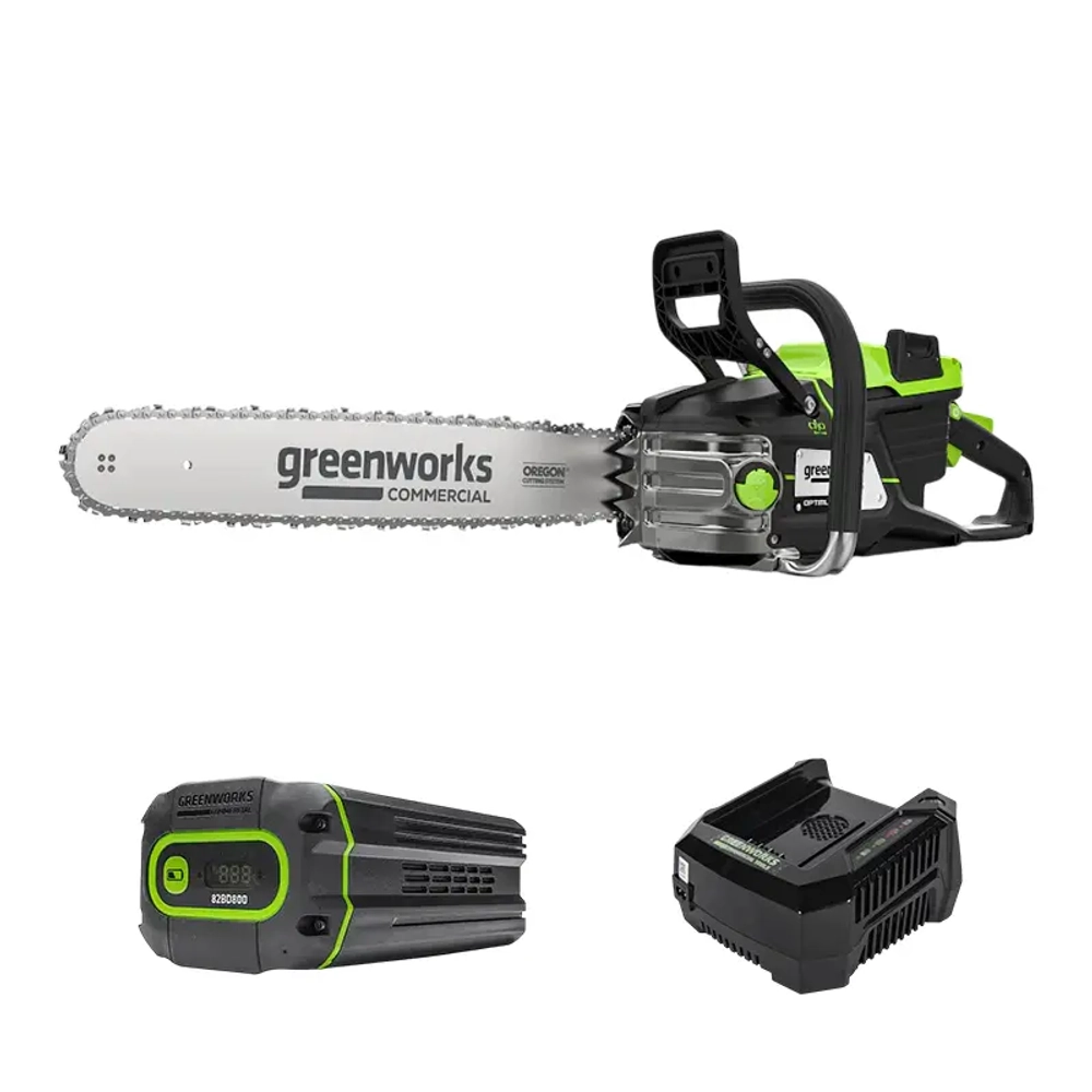 Аккумуляторная цепная пила Greenworks OCS600K8 (1 x 8 Ач, ЗУ) 2009607U8