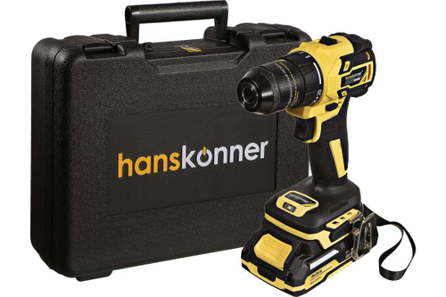 Аккумуляторная дрель Hanskonner б/щ 1BatterySystem HCD2065C