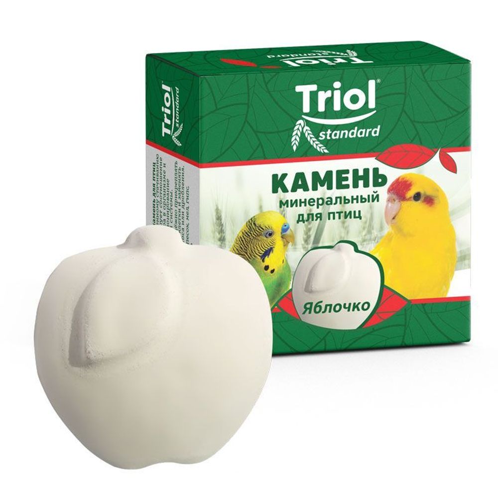 Камень минеральный Triol &quot;Яблочко&quot; для птиц