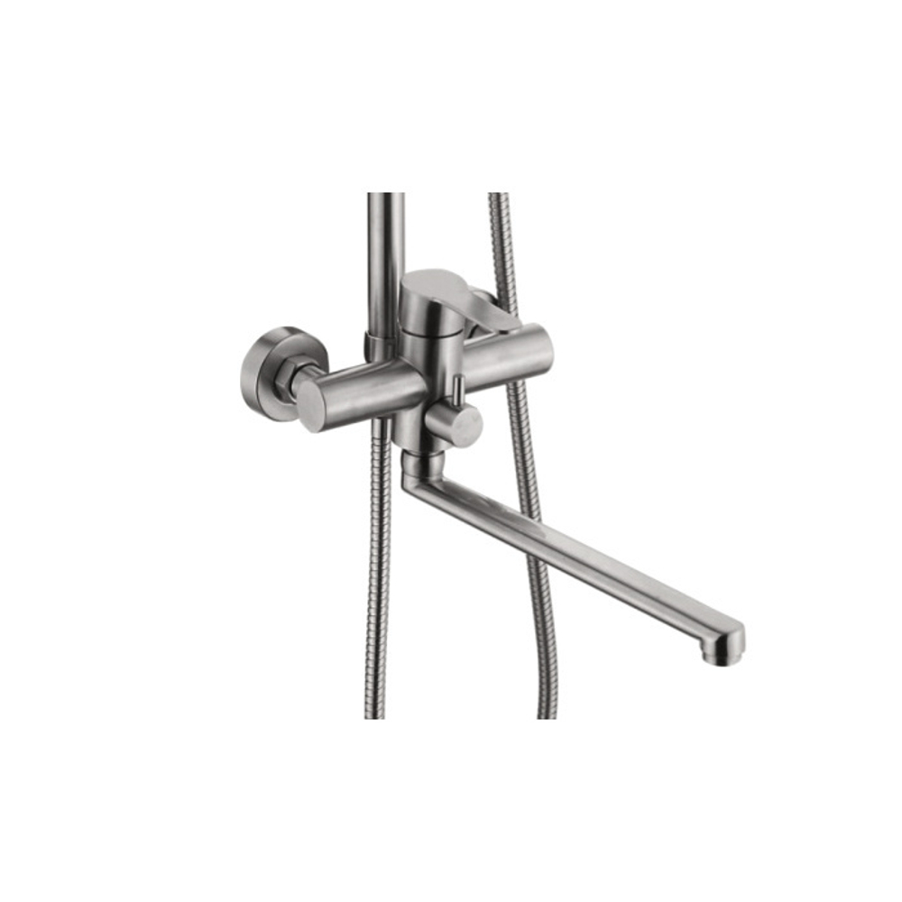 Штанга со смесителем и тропическим душем LEDEME L72403-2