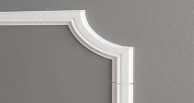 C1-DD603/Декоративный уголок гладкий (150х150х10мм)/4 Стоимость за упаковку 4 шт