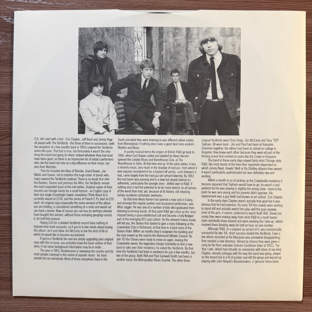 Yardbirds ‎– The Yardbirds (Англия 1976г.)