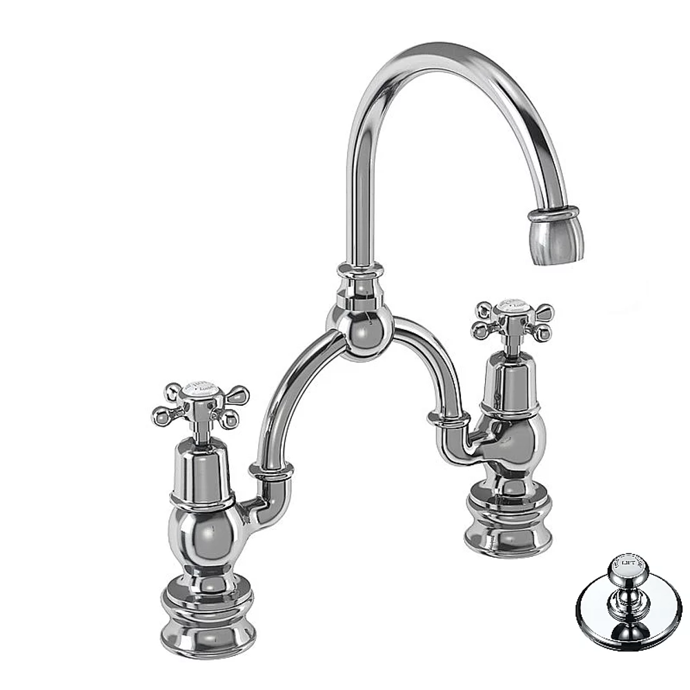 Смеситель для раковины Burlington Regent CLR28-QT+W9