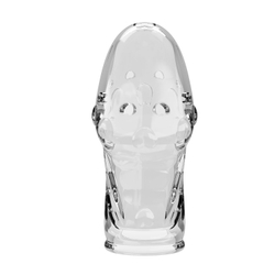 Прозрачная насадка на пенис Booker - 8 см.