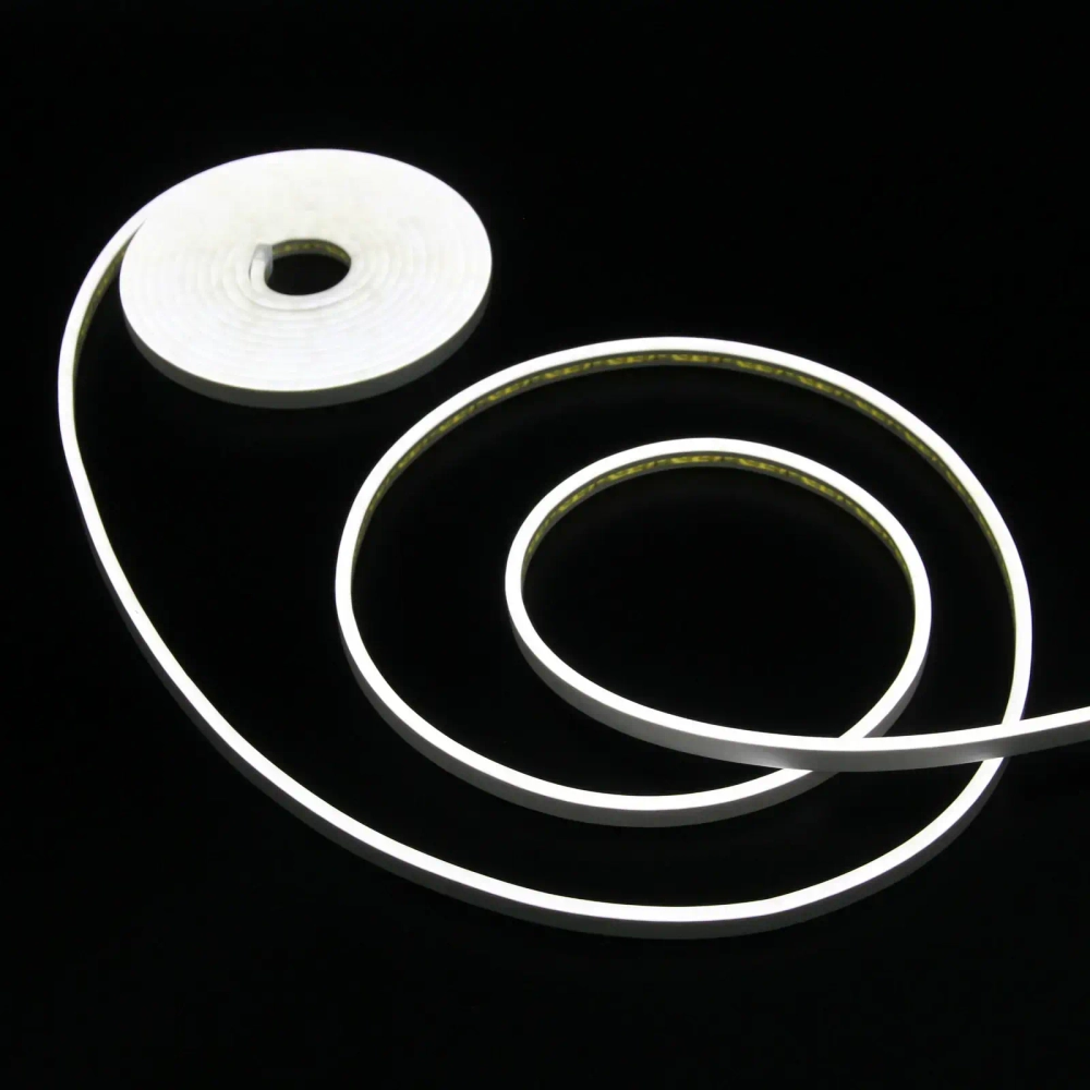 Гирлянда для дома Лента светодиодная NEON 5 м* 10мм, 600 ламп LED, 1 реж, степень защиты IP20, Белый