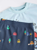 Лонгслив и легинсы в комплекте для малышей Next N22-634, Голубой, Синий