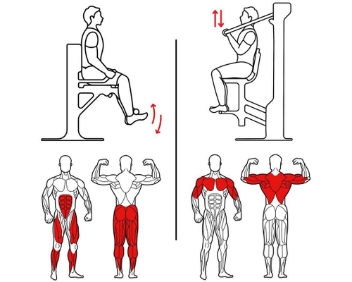 Уличный тренажер Флекс-Верхняя тяга УТ-10/21