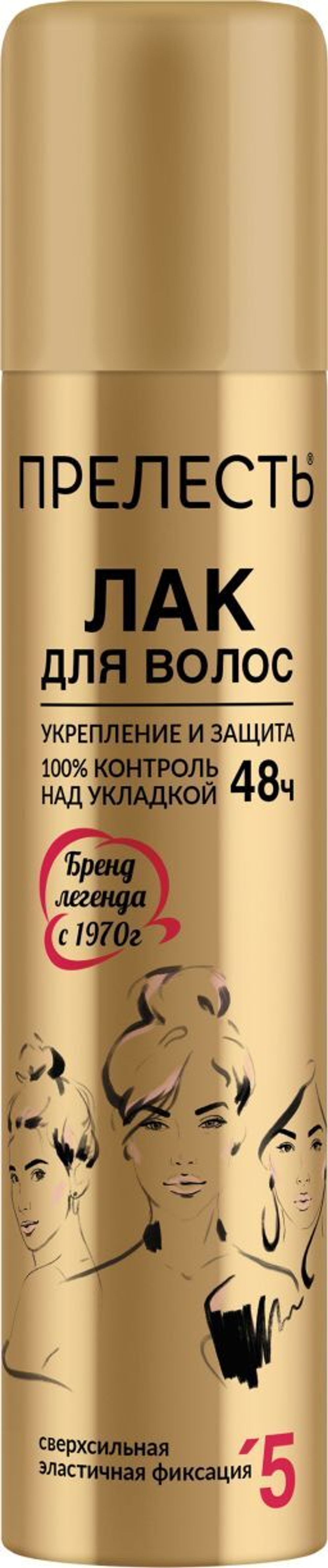 Прелесть Лак Защита и фиксация С.С.Ф. 200 мл.
