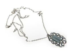 "Влади" подвеска в серебряном покрытии из коллекции "Самоцветы" от Jenavi с замком карабин