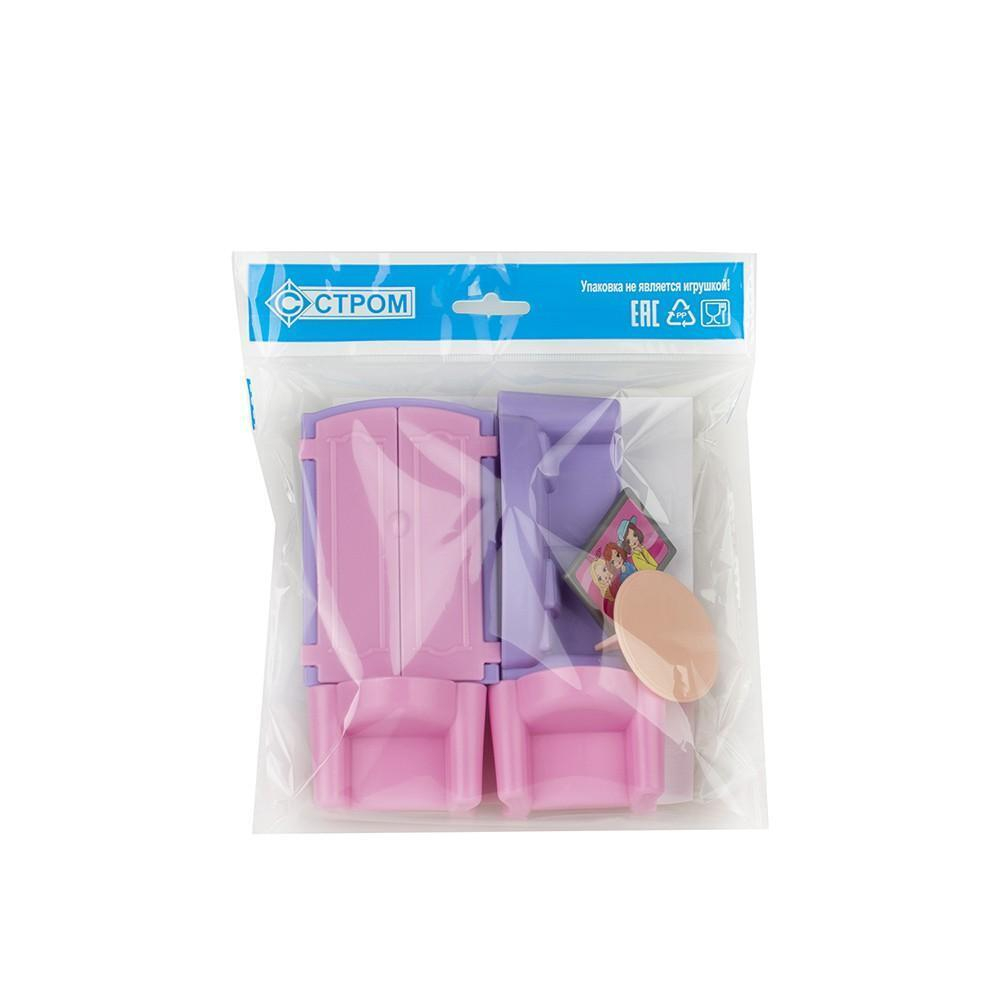 Набор мебели для кукол "Гостиная" 6 предметов (Совтехстром)