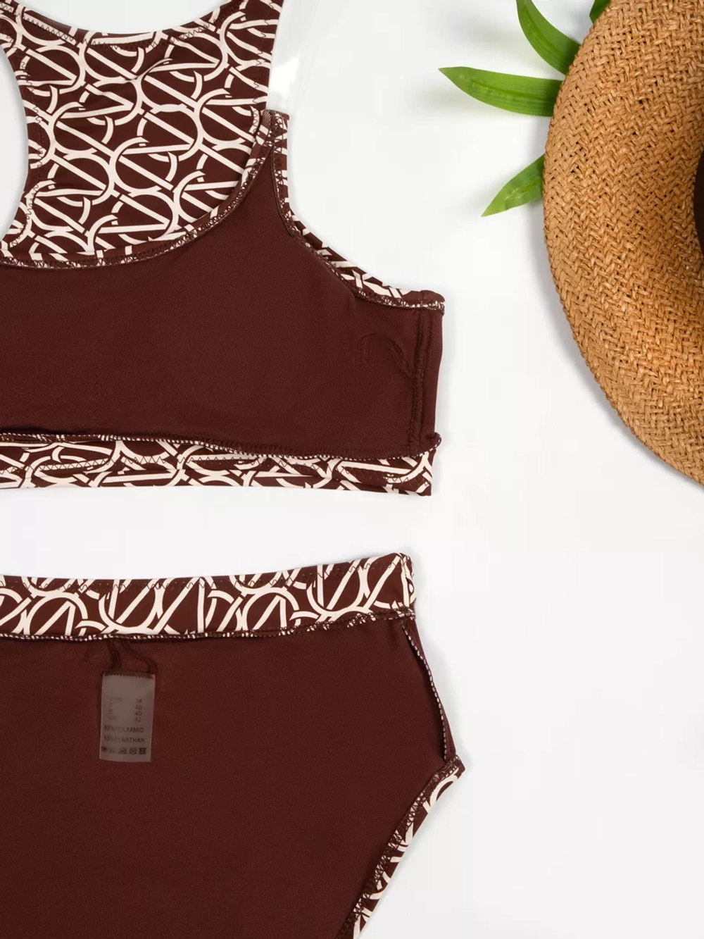 купальник раздельный 3 в 1 с топом и с 2 -мя плавками