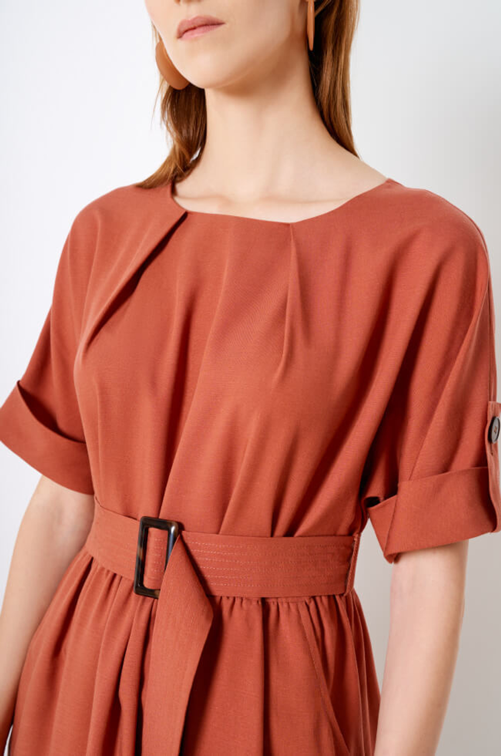 51266 Платье женское (терракотовый)