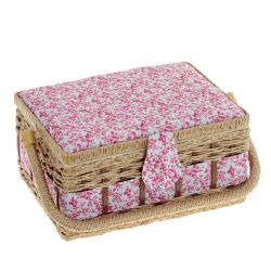 GAEM Шкатулка для рукоделия (с подносом и набором для шитья), L28 W18 H13 см