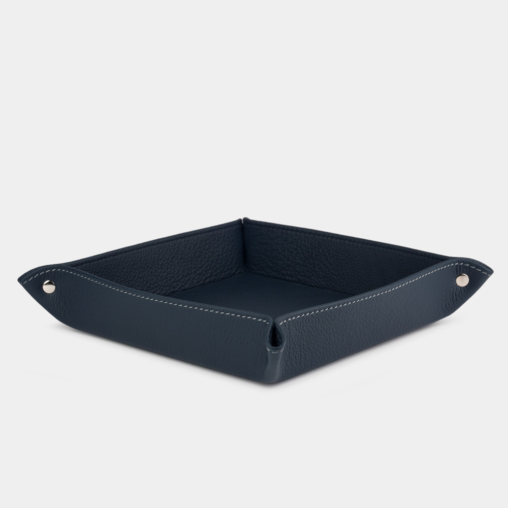 Настольный набор для руководителя Business Теленок синего цвета