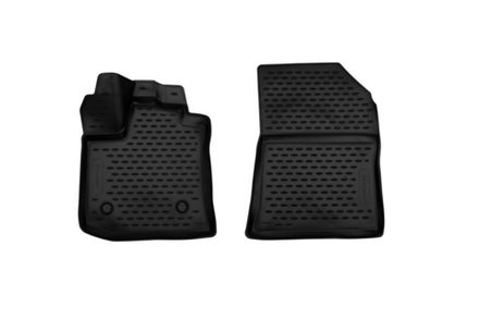 Коврики 3D в салон RENAULT Dokker, 2018-&gt;, 2 шт. (полиуретан)