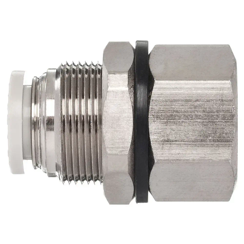 QSSF-1/8-8-B Штуцер цанговый для панельного монтажа с внутренней резьбой