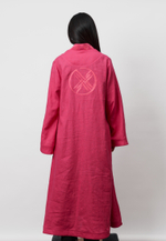 Шапан льняной OYU TOLQYN PINK