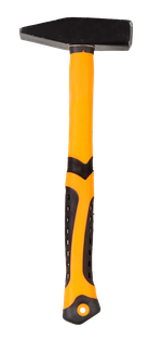 Молоток 600гр. Квадратный боёк, фиберглассовая двухкомпонентная ручка, Вихрь