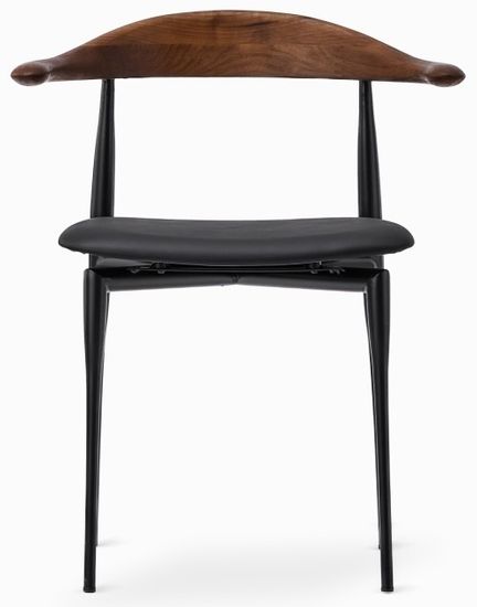 Обеденный стул Olten экокожа цвет черный/натуральный