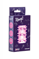 Стимулирующая насадка на пенис Armour Pink (Цвет: розовый)