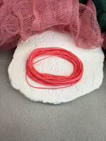 Шнур для плетения браслетов 0,6 мм, Бабл-гам (5 м)