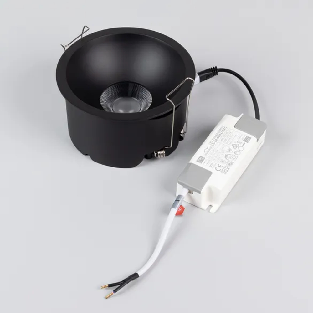 Светильник MS-HARBOR-R123-20W Warm3000 (BK, 24 deg, 230V) (Arlight, IP20 Металл, 5 лет) 050185