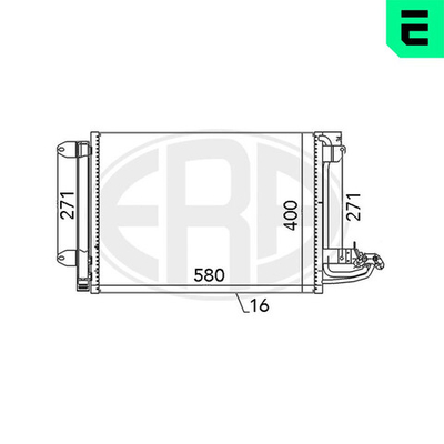 ERA - 667003-ERA - Condenser, air conditioning