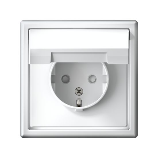 Розетка ArtGallery 16А IP20 с заземл. защ. шторки с крышкой механизм лотос SE GAL001346