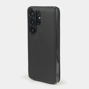 Чехол для Samsung Galaxy S26 Ultra Robert Теленок Черный мат