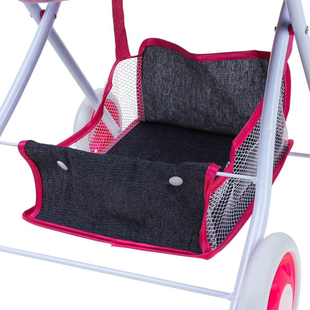 Коляска для кукол лежачая 35*62*66 см. пакет 936B-8