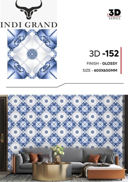 Керамогранит 3D 60х60 glossy - 152