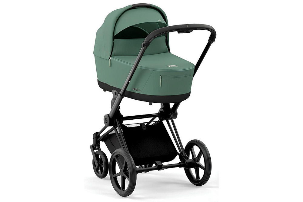 Коляска 2 в 1 Cybex Priam IV Leaf Green, шасси Matt Black