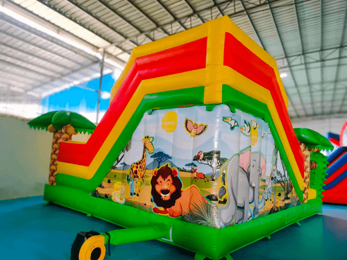 Коммерческий надувной батут «Сафари Ультра», 7*6*4 м.