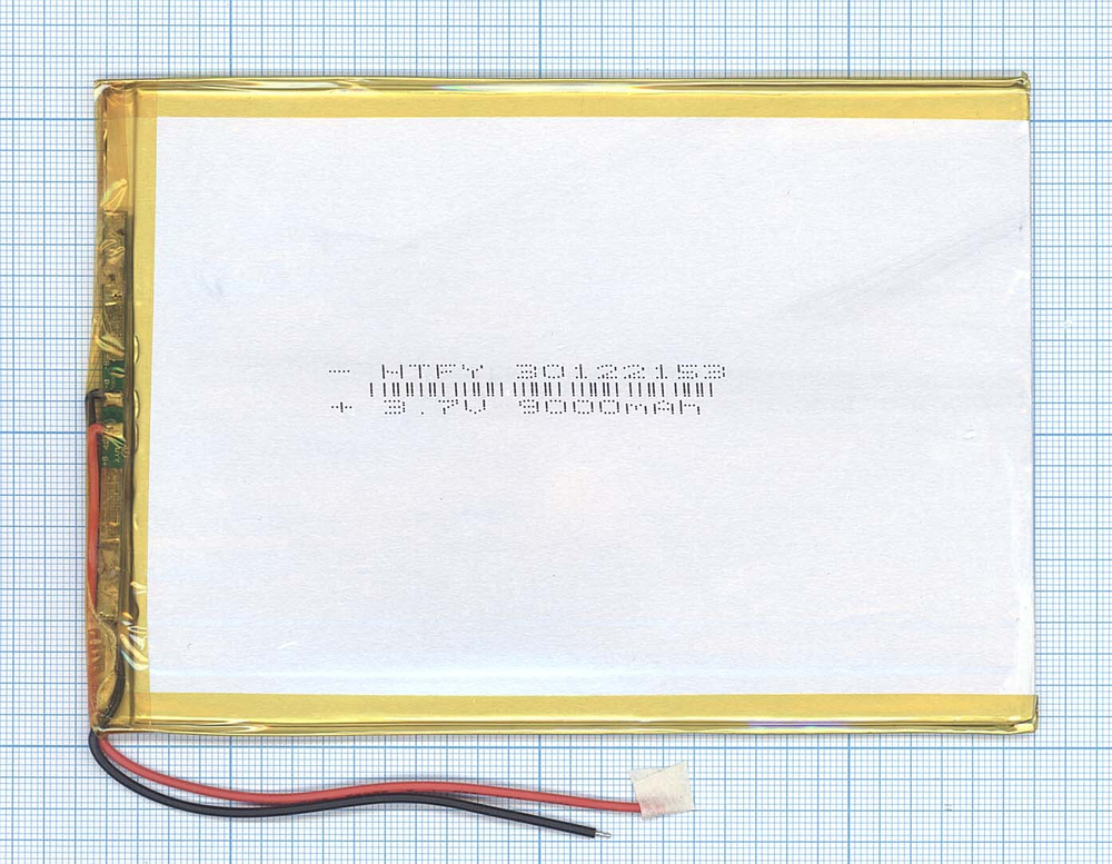 Аккумулятор Li-Pol (батарея) 3*122*153мм 2pin 3.7V/9000mAh