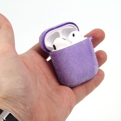 Чехол с блестками для AirPods, 011944 Золотой
