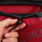 Тележка хозяйственная с сумкой (100*40*35см, колеса 21см,грузоподъемность до50 кг) HQ красная