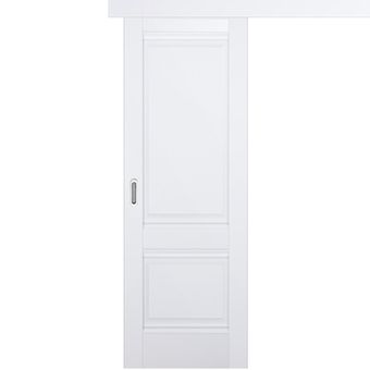 Межкомнатная одностворчатая дверь купе экошпон Profil Doors 1U аляска глухая